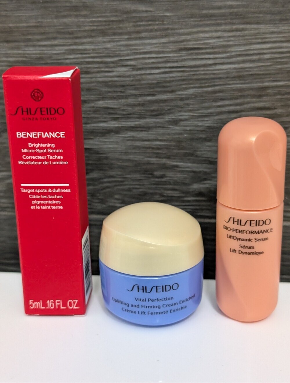 New! Shiseido Anti- Aging Skincare Trio
